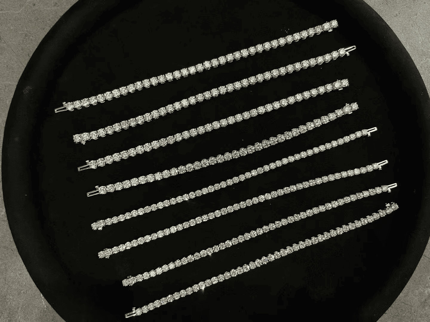 Classic 14K Round Lab-Grown Diamond Tennis Bracelet