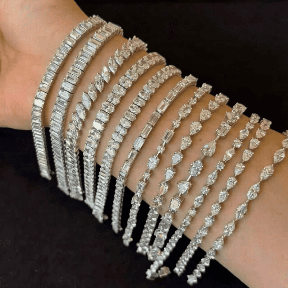 Marquise Diamond Tennis Bracelet 4 CTW